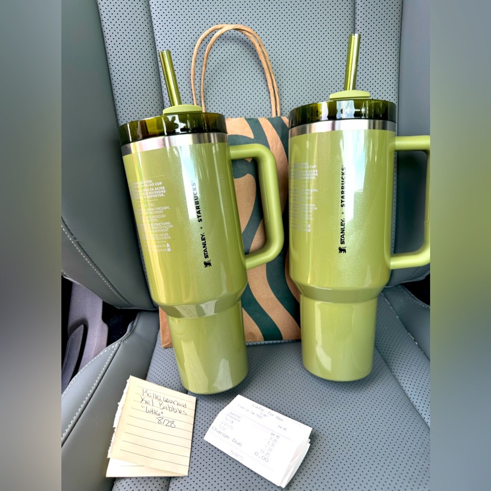 UNRELEASED Stanley x Starbucks Olive Pearl Shimmer Fall Green BNWT HTF NEW